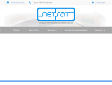 Tablet Screenshot of netsat.net.pk